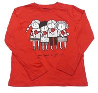 Červené tričko s dievčatkom COMIC RELIEF