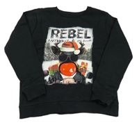 Čierna mikina so sobom George