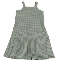 Černo-bílo-zelené kostkované šaty PRIMARK