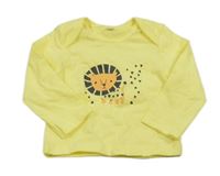 Žluté triko se lvíčkem