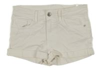 Smotanové rifľové kraťasy H&M