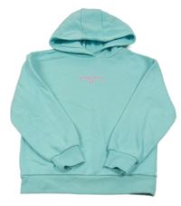 Pomněnková mikina s nápisem a květem a kapucí PRIMARK