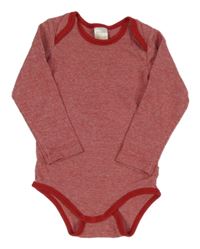 Červeno-bílé melírované body PUSBLU