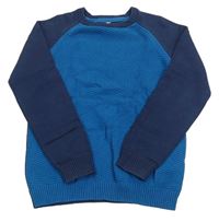 Modro-tmavomodrý sveter M&S