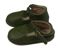 Khaki koženkové polobotky vel. 26