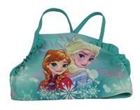 Zelená plavková lambáda s Frozen Disney