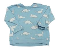 Svetlomodrá mikina s dinosaurami H&M