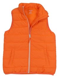 Neónově oranžová šušťáková zateplená funkčná vesta zn. Mountain Warehouse
