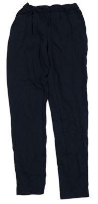 Tmavomodré teplákové chino nohavice Kids Only