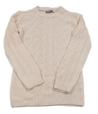 Svetloružová svetrová tunika Pepperts