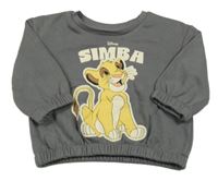 Tmavosivá mikina so Simbou Primark