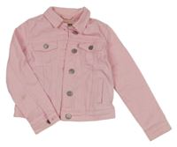 Růžová riflová bunda