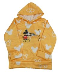 Žltá mikina s Mickeym a kapucňou