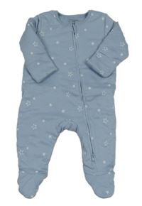 Modrý zateplený overal s hvězdami Primark