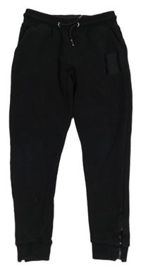 Černé tepláky s logem Rascal