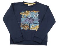 Tmavomodrá mikina s dinosaurami Mountain Warehouse