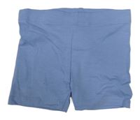 Modré elastické kraťasy