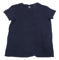 Tmavomodré tričko H&M