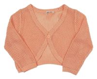 Oranžové perforované svetrové prepínaci bolerko H&M