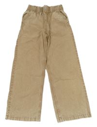Béžové wide leg rifle H&M