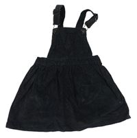 Antracitová menšestrová na traká sukňa H&M