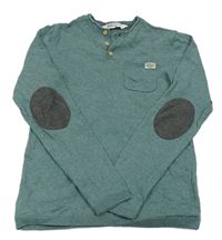 Zeleno-sivý sveter H&M