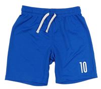 Tmavomodré sportovní kraťasy s číslem H&M