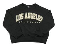 Čierna mikina s nápisom Shein