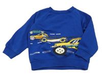 Tmavomodrá mikina s autami F&F