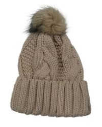 Světlerůžová čepice s bambulí H&M