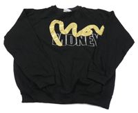 Černo-zlatá mikina s logem Money