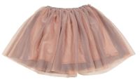 Ružovo-sivá tylová sukňa Pep&Co