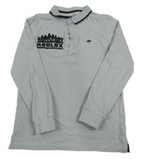 Světlešedé polo triko - Roblox Urban