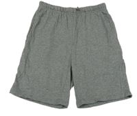 Sivé teplákové kraťasy
