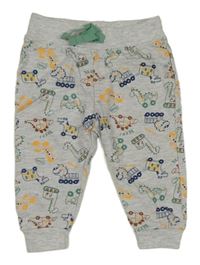 Svetlošedá -farebné tepláky s diny Ergee