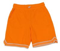 Neonově oranžové sportovní kraťasy Zara