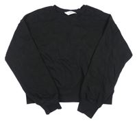 Čierna crop mikina H&M