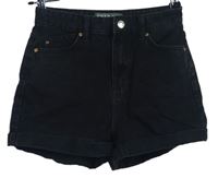 Dámske čierne rifľové kraťasy Primark