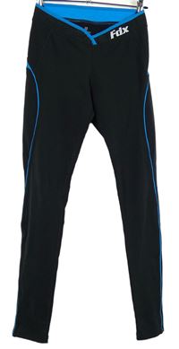 Dámské černo-modré sportovní legíny 
