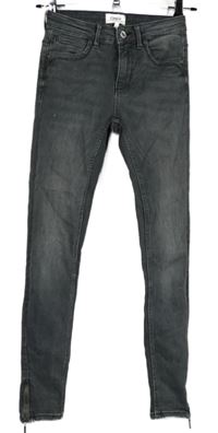 Dámské šedé skinny rifle Only 