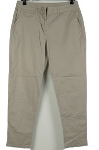 Dámské béžové plátěné chino kalhoty Wallis 