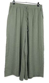 Dámské světlekhaki culottes kalhoty Pizza Italia 