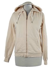 Dámska svetloružová prepínaci mikina s kapucňou H&M