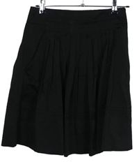 Dámksá čierna skladaná sukňa Zara