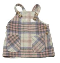 Farebné kockované flaušové šaty Primark