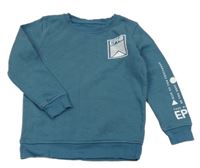 Modrá mikina s potiskem George