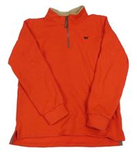 Červená mikina s výšivkou Carter's