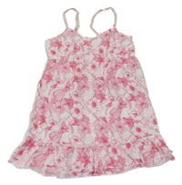 Biele kvetované šaty H&M