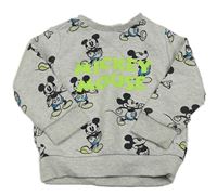 Šedá mikina s Mickeym Disney