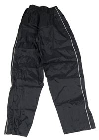 Čierne šušťákové vodeodolné nohavice St. Bernard